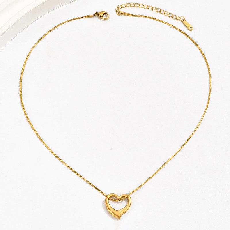 Gold-Plated Anti Tarnish Heart Themed Pendant