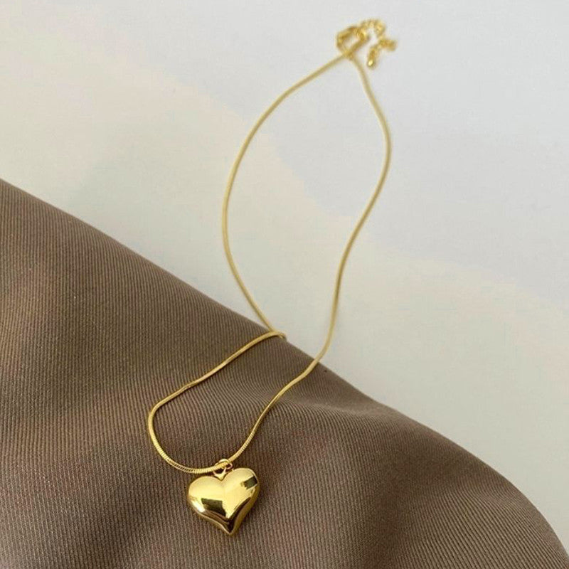 Gold-Plated Anti Tarnish Heart Themed Pendant