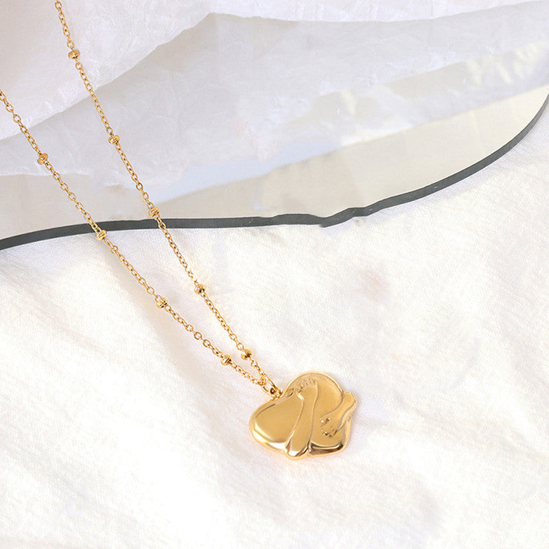 Gold-Plated Anti Tarnish Heart Themed Pendant