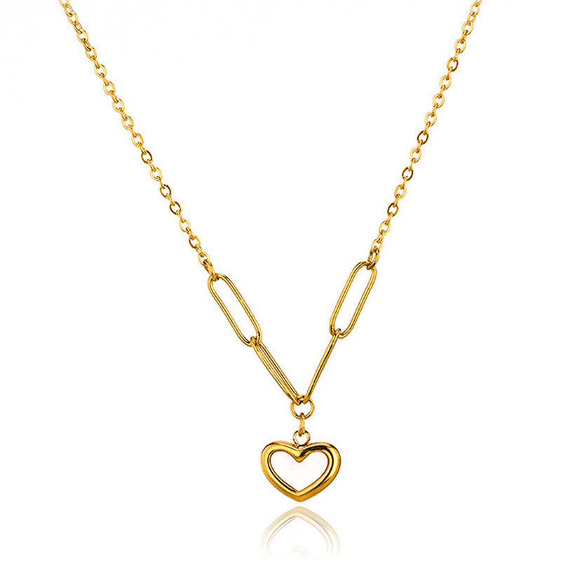 Gold-Plated Anti Tarnish Heart Themed Pendant