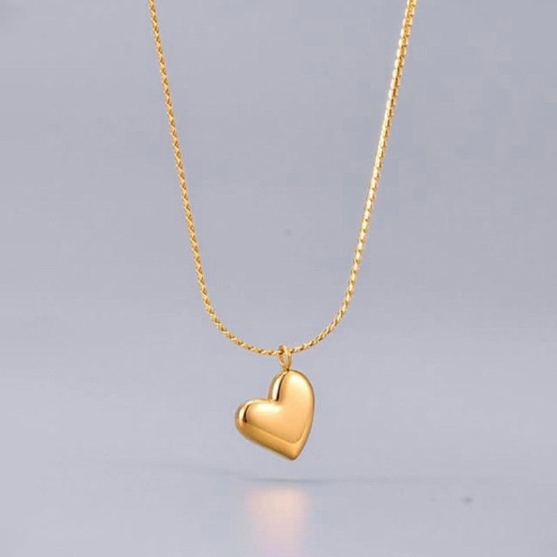 Gold-Plated Anti Tarnish Heart Themed Pendant