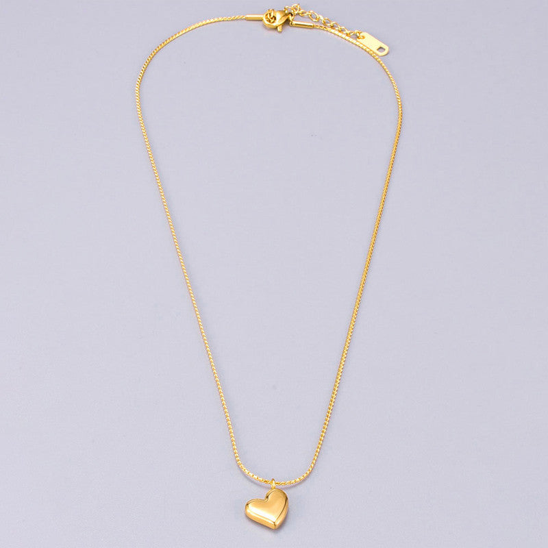 Gold-Plated Anti Tarnish Heart Themed Pendant