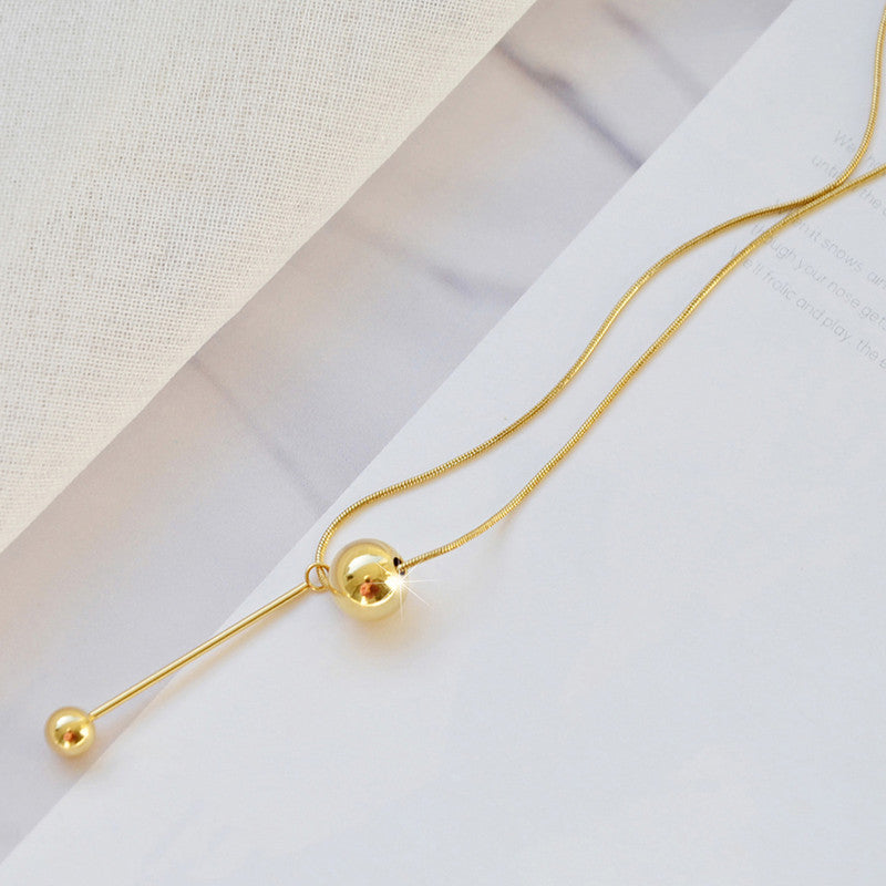 Gold-Plated Anti Tarnish Spherical Pendant