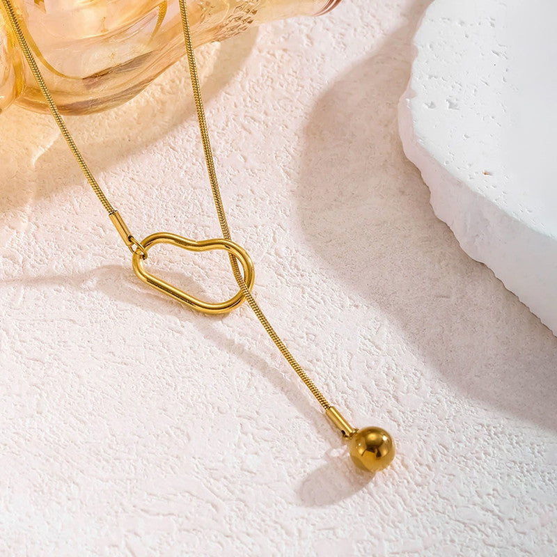 Gold Plated Anti Tarnish Stainless Steel Contemporary Pendant