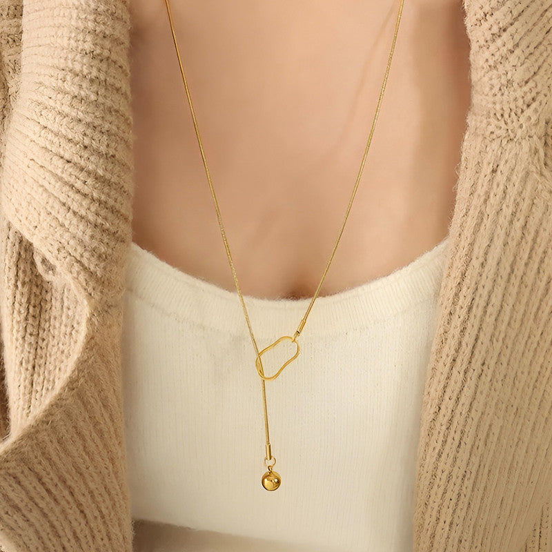 Gold Plated Anti Tarnish Stainless Steel Contemporary Pendant
