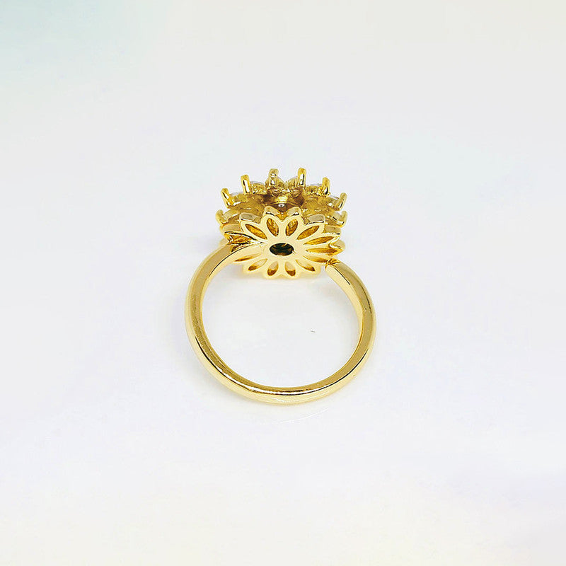 Gold Plated Star Shaped Rotatable Adjustable Ring