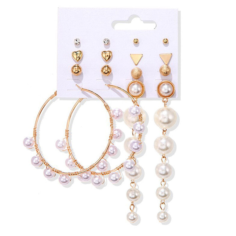 Exclusive Gold Plated Stud and Drop Earrings For Women