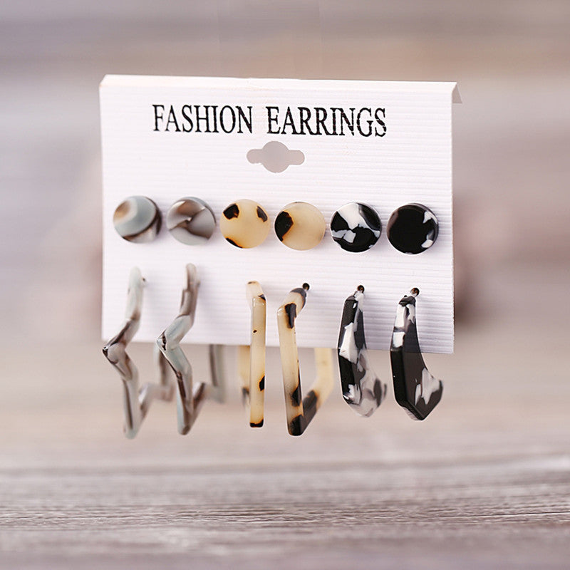 Trendy Silver Plated Multi-colour Earrings For Women