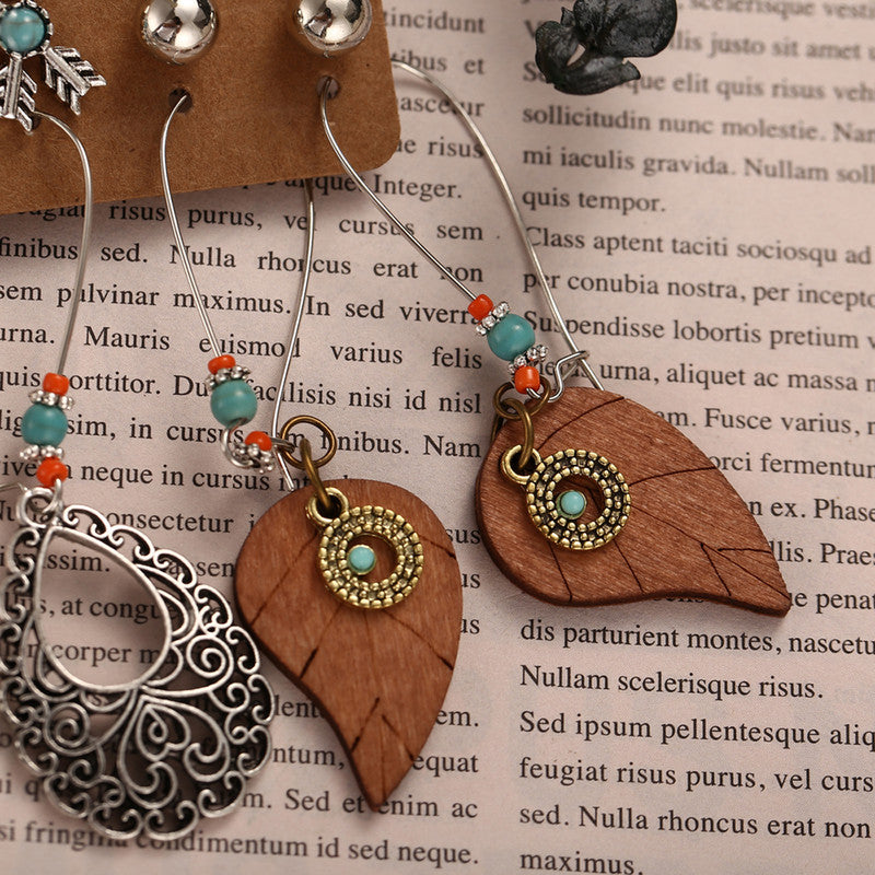 Stylish Oxidized German Silver Plated Earrings For Women