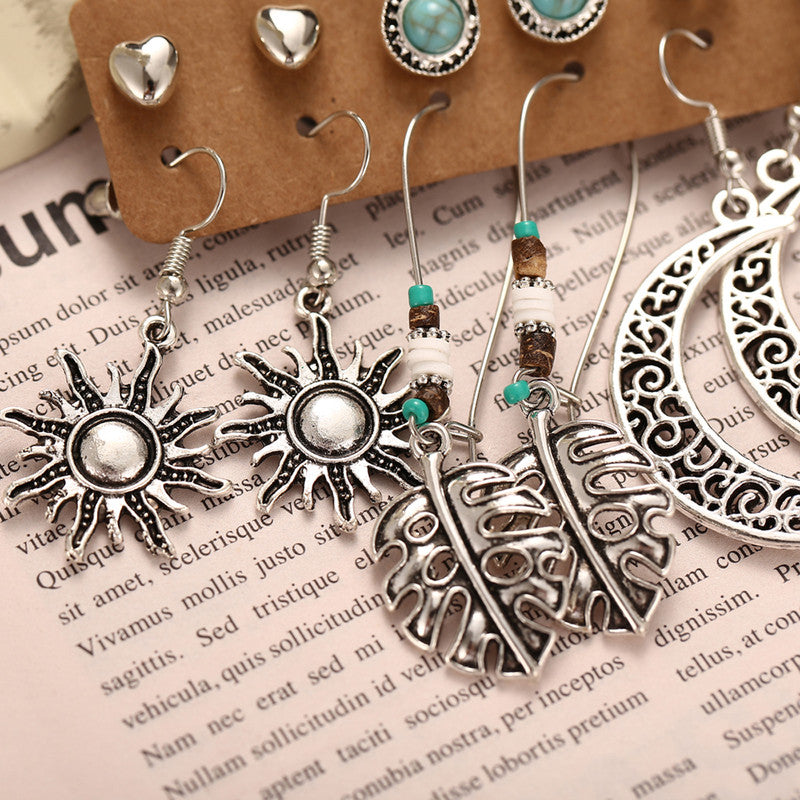 Tantalizing AD Oxidized German Silver Plated Earrings For Women