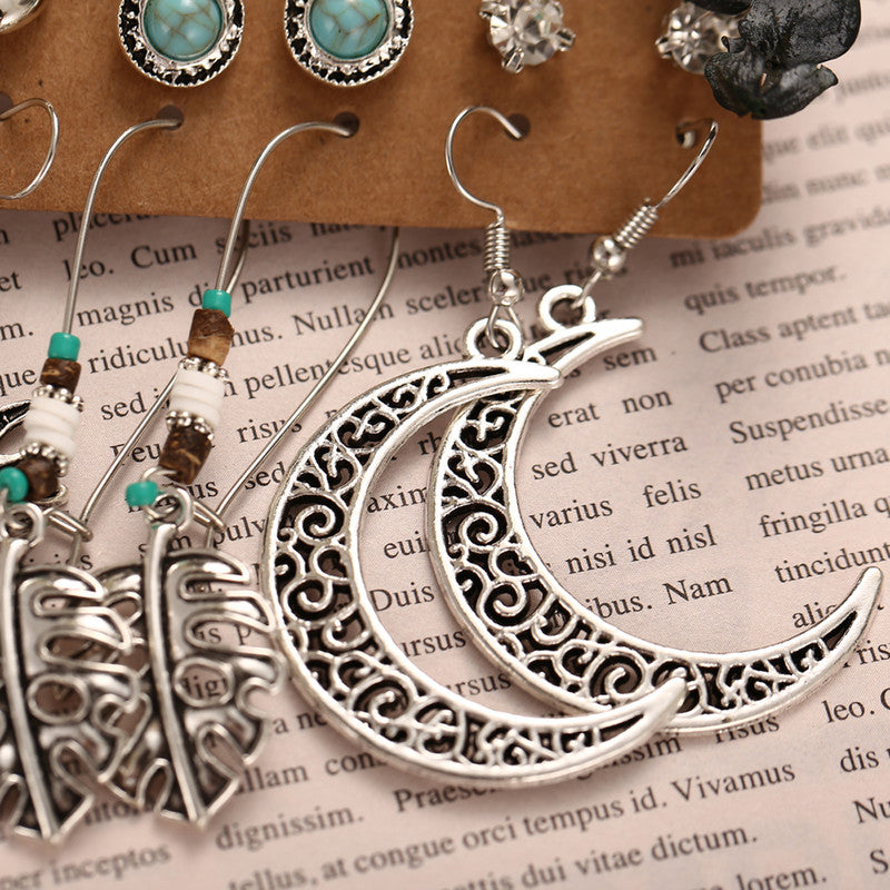 Tantalizing AD Oxidized German Silver Plated Earrings For Women